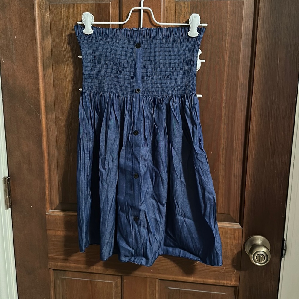 Denim Tube top